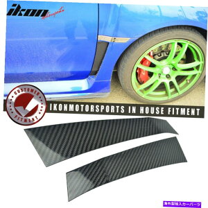 trim panel �t�B�b�g15-21�X�o��WRX�X�e�B�t�F���_�[�C���T�[�g�x���g�I�[�o�[���C�g�����J�o�[�J�[�{���t�@�C�o�[CF Fits 15-21 Subaru WRX STI Fender Inserts Vent Overlay Trim Cover Carbon Fiber CF�y���s�A���i�z