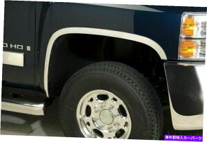 trim panel 15-19V{[Vo[hHDi1jXeXX`[tF_[g̃vbgR Putco for 15-19 Chevy Silverado HD (non-Dually) Stainless Steel Fender Trim