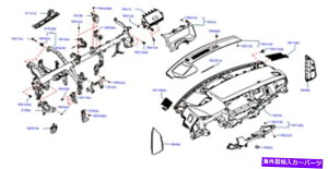 trim panel ���Y/Infiniti 68211-6RB0A�C���X�g�������g�p�l���g�����p�l�� Nissan/INFINITI 68211-6RB0A Instrument Panel Trim Panel