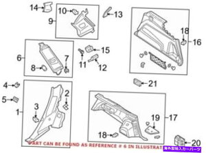 trim panel Audi 4M0867288D K23p̖{OEM{fBCs[gpl Genuine OEM Body C-Pillar Trim Panel for Audi 4M0867288D K23
