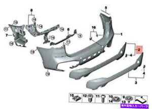trim panel OEM BMW X1 F48 X1 16D 18D 18DXgplop[A{g51128072777{ OEM BMW X1 F48 X1 16D 18D 18DX TRIM PANEL BUMPER REAR BOTTOM 51128072777 GENUINE