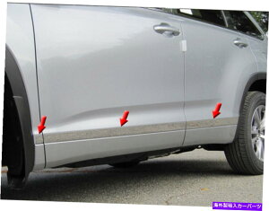 trim panel XeXbJ[plg6PCtBbg2014-2019g^nC_[ Stainless Rocker Panel Trim 6Pc Fits 2014-2019 Toyota Highlander