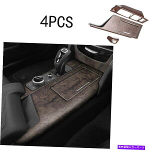 trim panel 2019�NCadillac CT6 ABS�T���_���E�b�h�O���C���R���\�[���M�A�V�t�g�p�l���g����4PCS For 2019 Cadillac CT6 ABS Sandal Wood Grain Console Gear Shift Panel Trim 4pcs�y���s�A���i�z
