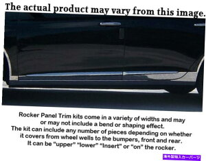 trim panel ステンレススチールロッカーパネルトリム8 PCフィット2004-2010トヨタシエナ Stainless Steel Rocker Panel Trim 8 Pc Fits 2004-2010 Toyota Sienna