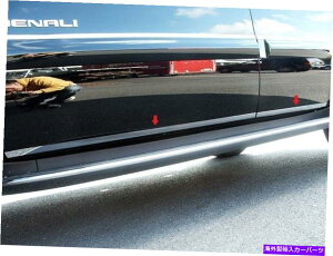 trim panel ステンレススチールロッカーパネルトリム4 PCフィット2007-2014シボレー郊外 Stainless Steel Rocker Panel Trim 4 Pc Fits 2007-2014 Chevrolet Suburban