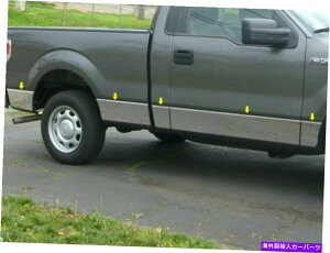 trim panel QAA TH49308ステンレス下部ロッカーパネルトリム2009-2014 F-150向け10 PCセット QAA TH49308 Stainless Lower Rocker Panel Trim 10 Pc Set For 2009-2014 F-150