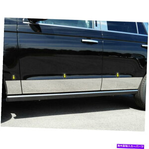 trim panel �X�e�����X�X�`�[�������[���b�J�[�p�l���g����6P�i�K���F18-20�t�H�[�h�G�N�X�y�f�B�V�����t���̍ő呕���j Stainless Steel Lower Rocker Panel Trim 6p (fits: 18-20 Ford Expedition w/o MAX)�y���s�A��