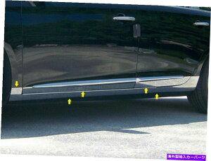 trim panel QAA TH53247ステンレススチールロッカーパネルトリム2013-2019 XTS用の10 PCセット QAA TH53247 Stainless Steel Rocker Panel Trim 10 Pc Set For 2013-2019 XTS