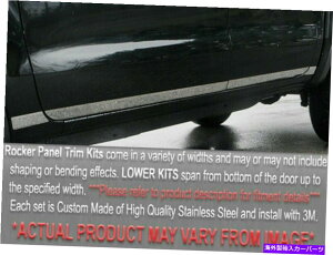 trim panel QAA TH38323�X�e�����X�������b�J�[�p�l���g����1998-2012�����W���[����10 PC�Z�b�g QAA TH38323 Stainless Lower Rocker Panel Trim 10 Pc Set For 1998-2012 Ranger�y���s�A���i�z