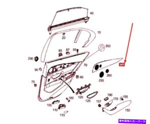 trim panel �V���������Z�f�X�x���cE W213�㕔���h�A�p�l���g�����X�g���b�vA2137306300 OEM NEW MERCEDES-BENZ E W213 REAR LEFT DOOR PANEL TRIM STRIP A2137306300 OEM�y���s�A���i�z