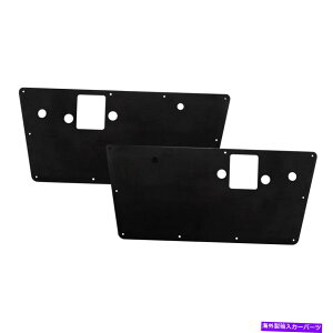 trim panel �t�H�[�h�u�����R68-77�̂��߂ɂ��ׂẴA�����J���r���b�gDP-6877FB-B�u���b�N�z�Ɏ_���h�A�p�l�� For Ford Bronco 68-77 All American Billet DP-6877FB-B Black Anodized Door Panels�y���s�A���i�z