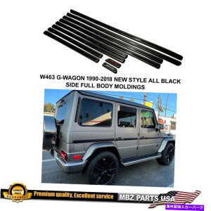 trim panel G63�T�C�h���[���f�B���O�g�����u���b�N�{�f�BW463 G���S��G550 G65�p�l���C���T�[�g G63 SIDE MOLDINGS TRIMS BLACK BODY W463 G-WAGON G550 G65 PANEL INSERT�y���s�A���i�z