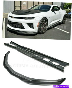 trim panel 16-Up CamaroEOS | T6X^CJ[{t@Co[tgXvb^[bvTChXJ[gpl EOS For 16-Up Camaro | T6 Style CARBON FIBER Front Splitter Lip Side Skirt Panel