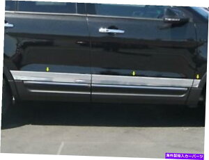 trim panel 2011-2018�t�H�[�h�G�N�X�v���[���[6�s�[�X�X�e�����X�X�`�[�����b�J�[�p�l���g�����A�A�b�p�[�L�b�g 2011-2018 FORD EXPLORER 6 Piece Stainless Steel Rocker Panel Trim, Upper Kit�y���s�A���i�z