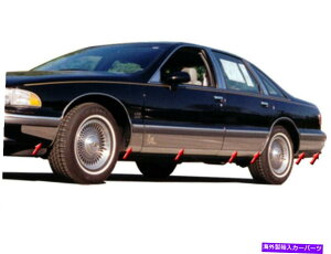 trim panel QAA TH33175ステンレススチールロッカーパネルトリム1993-1997カプリス用セット QAA TH33175 Stainless Steel Rocker Panel Trim 14 Pc Set For 1993-1997 Caprice