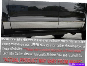 trim panel ステンレススチールロッカーパネルトリム12 PCフィット1999-2006 GMC Sierra 4-Door Stainless Steel Rocker Panel Trim 12 Pc Fits 1999-2006 GMC Sierra 4-door
