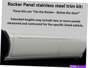 trim panel �X�e�����X���b�J�[�p�l���g����6 PC�t�B�b�g2006-2011�L���f���b�NDTS�����W��130 in Stainless Rocker Panel Trim 6 Pc Fits 2006-2011 Cadillac DTS Limousine 130 in�y���s�A���i�z