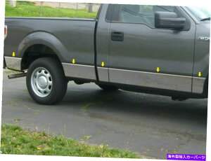 trim panel XeXbJ[plg10 PCtBbg2009-2014 FORD F-150M[Lu6.5 'xbh Stainless Rocker Panel Trim 10 Pc Fits 2009-2014 Ford F-150 Regular Cab 6.5' Bed