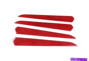 trim panel �����{���M�[�j�E���X18-2021�̃��b�h���A���J�[�{���t�@�C�o�[�����h�A�p�l���̑����J�o�[ Red Real Carbon Fiber Inner Door Panel Decor Cover For Lamborghini URUS 18-2021�y���s�A���i�z
