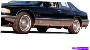 trim panel フィットシボレーカプリス1993-1996ポリッシュされたステンレスクロムロッカーパネルトリム14pcs FITS CHEVY CAPRICE 1993-1996 POLISHED STAINLESS CHROME ROCKER PANEL TRIM 14PCS