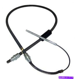 Brake Cable Jeep SJ J-Seriesブラックブレーキ緊急ケーブルJ5356189に適合します Fits Jeep SJ J-series Black Brake Emergency Cable J5356189