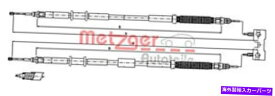 Brake Cable オペルコルサDバン06- 522039用メッツガーパーキングブレーキケーブルリア METZGER Parking Brake Cable Rear For OPEL Corsa D Van 06- 522039