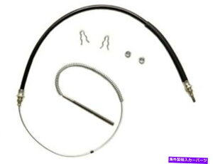 Brake Cable �t�����gAC�f���R�v���t�F�b�V���i���p�[�L���O�u���[�L�P�[�u���t�B�b�gGMC�X�v�����g1973-1977 68QGWM Front AC Delco Professional Parking Brake Cable fits GMC Sprint 1973-1977 68QGWM�y���s�A���i�z