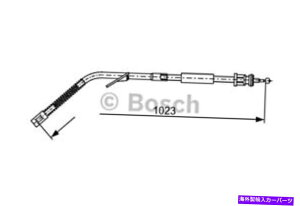 Brake Cable �{�b�V���p�[�L���O�u���[�L�P�[�u���t�B�b�g�����Z�f�XT2/LN1�t���b�g�x�b�h�V���[�V86-94 BOSCH Parking Brake Cable Fits MERCEDES T2/Ln1 Flatbed Chassis 86-94