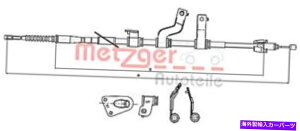 Brake Cable ���b�c�K�[�p�[�L���O�u���[�L�P�[�u���q�����_�CI30�N�[�y59760-A6300�̍��㕔�f�B�X�N METZGER Parking Brake Cable Left Rear Disc For HYUNDAI I30 Coupe 59760-A6300�y���s�A���i�z