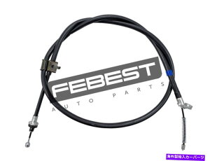 Brake Cable 0299-BCC11XLH{FEBESTp[LOu[LP[uA36531-EM10A 0299-BCC11XLH Genuine Febest PARKING BRAKE CABLE, LEFT 36531-EM10A