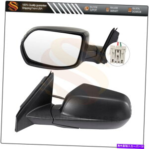 US~[ 2007-2011̃p[TChr[~[yAz_CR-V}jAtH[hubNeNX` Power Side View Mirrors Pair For 2007-2011 Honda CR-V Manual Fold Black Textured