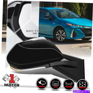 US~[ [E] 17-19vEXvC̏q̃p[+M~[KXM [Right] Passenger Side Power+Heated Mirror Glass Signal for 17-19 Prius Prime