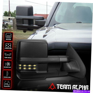 US~[ tBbg2014-2018 Sierra/Silverado [Power+Heat+Smoke LED]Ě/ Fit 2014-2018 Sierra/Silverado[POWER+HEAT+SMOKE LED]Right Side Tow/Towing Mirror