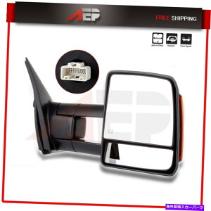 US~[ i1xj07-16̉E~[g^chtH[hubNMd͉M (1X) Right Side Mirror For 07-16 Toyota Tundra Fold Black Signal Power Heated