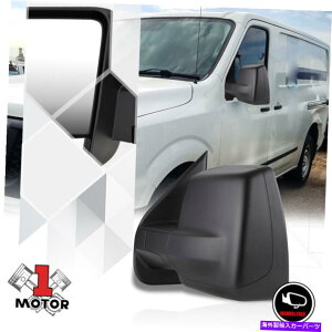 US�~���[ [��]�h���C�o�[�T�C�h�}�j���A��12-17���YNV1500�̃h�A�~���[�𒲐��\ [Left] Driver Side Manual Adjust Door Mirror Foldable for 12-17 Nissan Nv1500