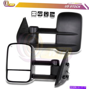 US�~���[ GMC�V�{���[2007-2012��+�E���̃u���b�N�V�F���̃p���[���M�~���[ Power Heated Mirrors For GMC CHEVROLET 2007-2012 Left+Right Side Black Shell�y���s�A���i�z