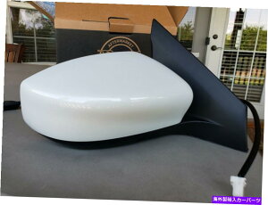 US~[ j[p[zCg~[2013-2019YZgq̗eʂɓKĂ܂M NEW PEARL WHITE Mirror fits a 2013-2019 Nissan Sentra Passenger Power Non heated