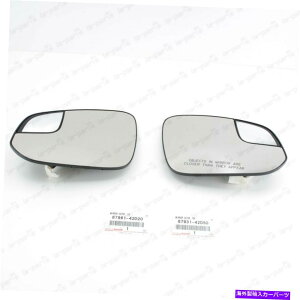 US�~���[ �V�����{���̃g���^2016-2018 Rav4���M���ƉE���̃r���[�~���[�K���X�Z�b�g NEW GENUINE TOYOTA 2016-2018 RAV4 HEATED LEFT & RIGHT SIDE VIEW MIRROR GLASS SET