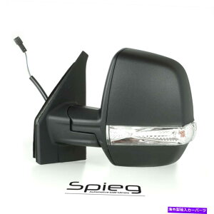 USミラー ラムプロマスターシティのドアサイドミラー15-18マニュアル付きマニュアルランプドライバーが左 Door Side Mirror for Ram Promaster City 15-18 Manual W / Signal Lamp Driver Left