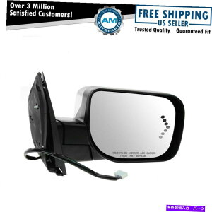 US~[ ~[p[M^[v[hCgNQX56 ARMADATAN̂߂ɉE Mirror Power Heated Memory Turn Puddle Light Chrome Right for QX56 Armada Titan