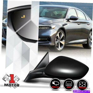 US~[ [] LHhCo[TChp[+M+18-20z_AR[ĥ߂BSDhA~[KX [Left] LH Driver Side Power+Heated+BSD Door Mirror Glass for 18-20 Honda Accord