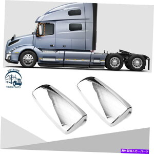 US~[ {{VNL 04-17 LH+RHTCh̃^NhA~[Jo[Jo[yA METAONE Chrome Door Mirror Cover pair for Volvo VNL 04-17 LH+RH Side