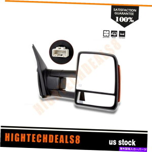 US~[ 07-16g^chgbNLEDŉMꂽRHpbZW[TCh~[TOWp[ RH Passenger Side Mirror Tow Power Heated With LED For 07-16 Toyota Tundra Truck