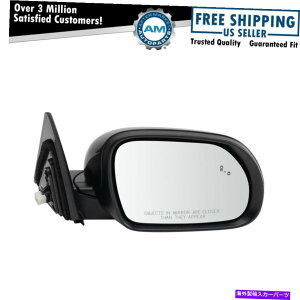 US~[ TChr[~[p[Mꂽ^[VOiuChX|bgx[XRH̍ Side View Mirror Power Heated Turn Signal Blind Spot Gloss Base RH for Soul
