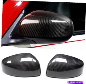 US~[ 2009-2020Y370Z Z34̖{̊J[{t@Co[TCh~[Jo[Lbvǉ Real Dry Carbon Fiber Side Mirror Cover Cap Add on For 2009-2020 Nissan 370Z Z34