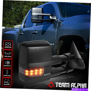 US�~���[ 1988-2000 C/K Suburban/Yukon [Power+Smoke LED+Reverse]�E���̌����~���[ Fits 1988-2000 C/K Suburban/Yukon[POWER+SMOKE LED+REVERSE]Right Side Tow Mirror�y���s�A���i�z
