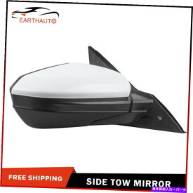 USミラー 2016-19の1x右側のミラーホンダシビックEx-Lパワーヒート5ワイヤーホワイト 1X Right Side Mirror for 2016-19 HONDA CIVIC EX EX-L Power Heated 5wire WHITE