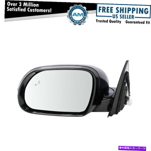 US�~���[ �T�C�h�r���[�~���[�p���[���M���ꂽ���p�e�N�X�`���x�[�Xlh�L�A�\�E���̑��� Side View Mirror Power Heated Blind Spot Texture Base LH Side for Kia Soul�y���s�A���i�z