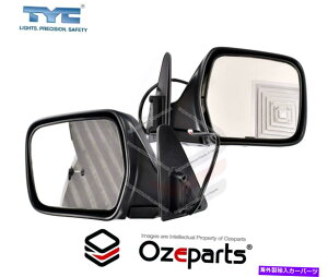 US~[ g^hN[U[80?98Np̃yALH+RHdhA~[ Pair LH+RH Electric Door Mirror For Toyota Landcruiser 80 Series 90~98 Chrome