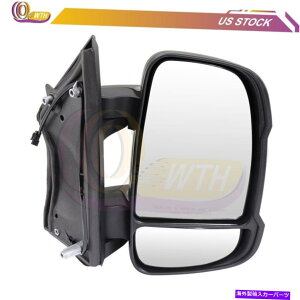 US~[ 2014Ñ_bWv}X^[ubNeNX`[tM̂߂̎蓮܂肽݋ Manual Folding Mirror For 2014 Dodge Ram Promaster Black Textured Signal Right